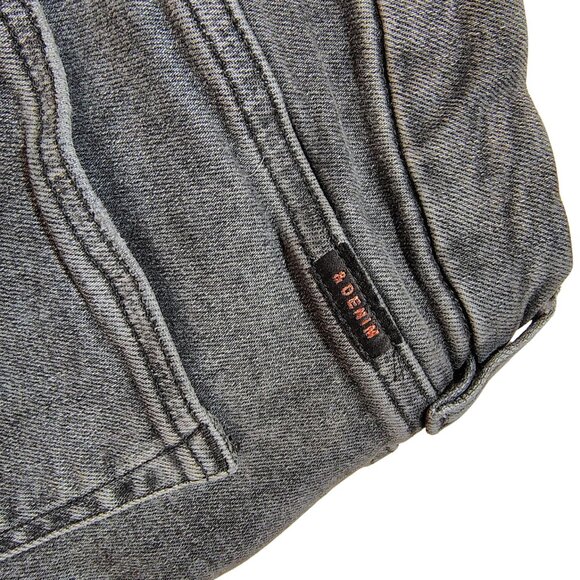 H&M &Denim Super Skinny High Waist Ankle Jeans – Grey Distressed - Picture 4 of 6